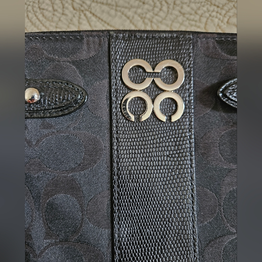 Black Coach Crossbody Purse - Picture 4 of 6